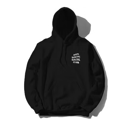 ANTI SOCIAL SOCIAL CLUB KKOCH HOODIE BLACK – DRIP DROPS