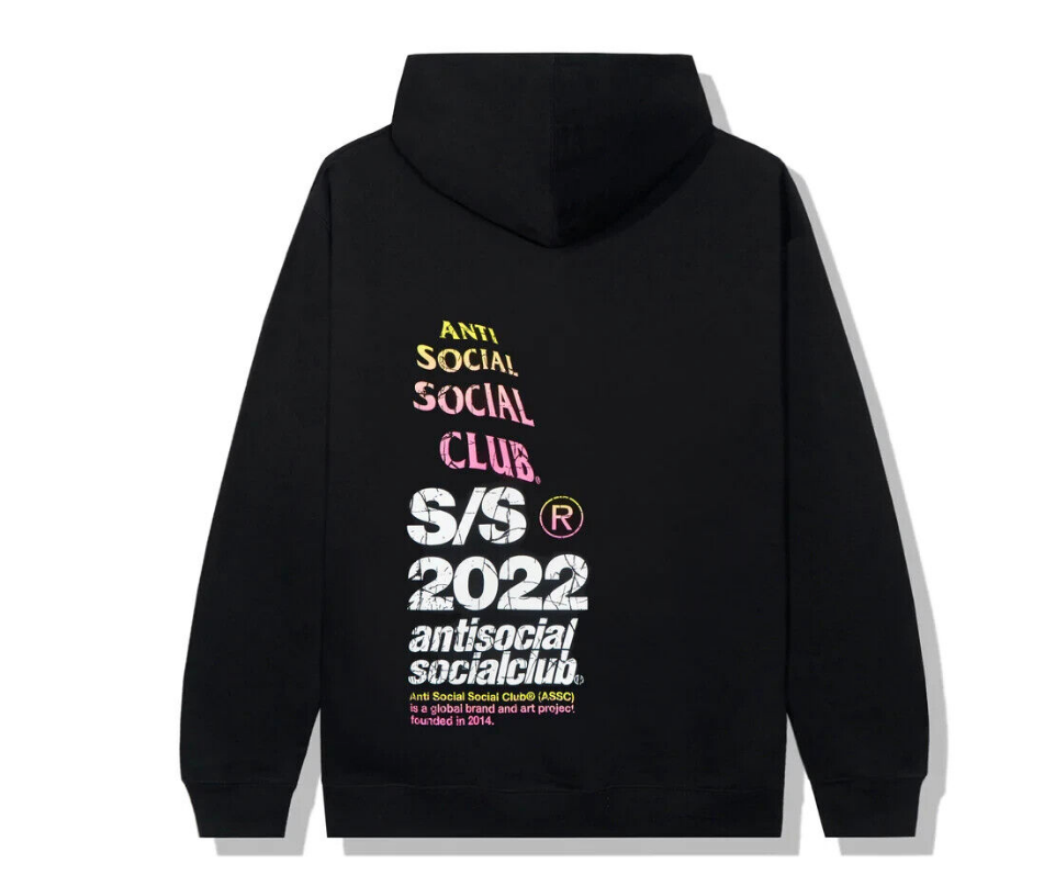 ANTI SOCIAL SOCIAL CLUB S/S 2022 HOODIE BLACK – DRIP DROPS