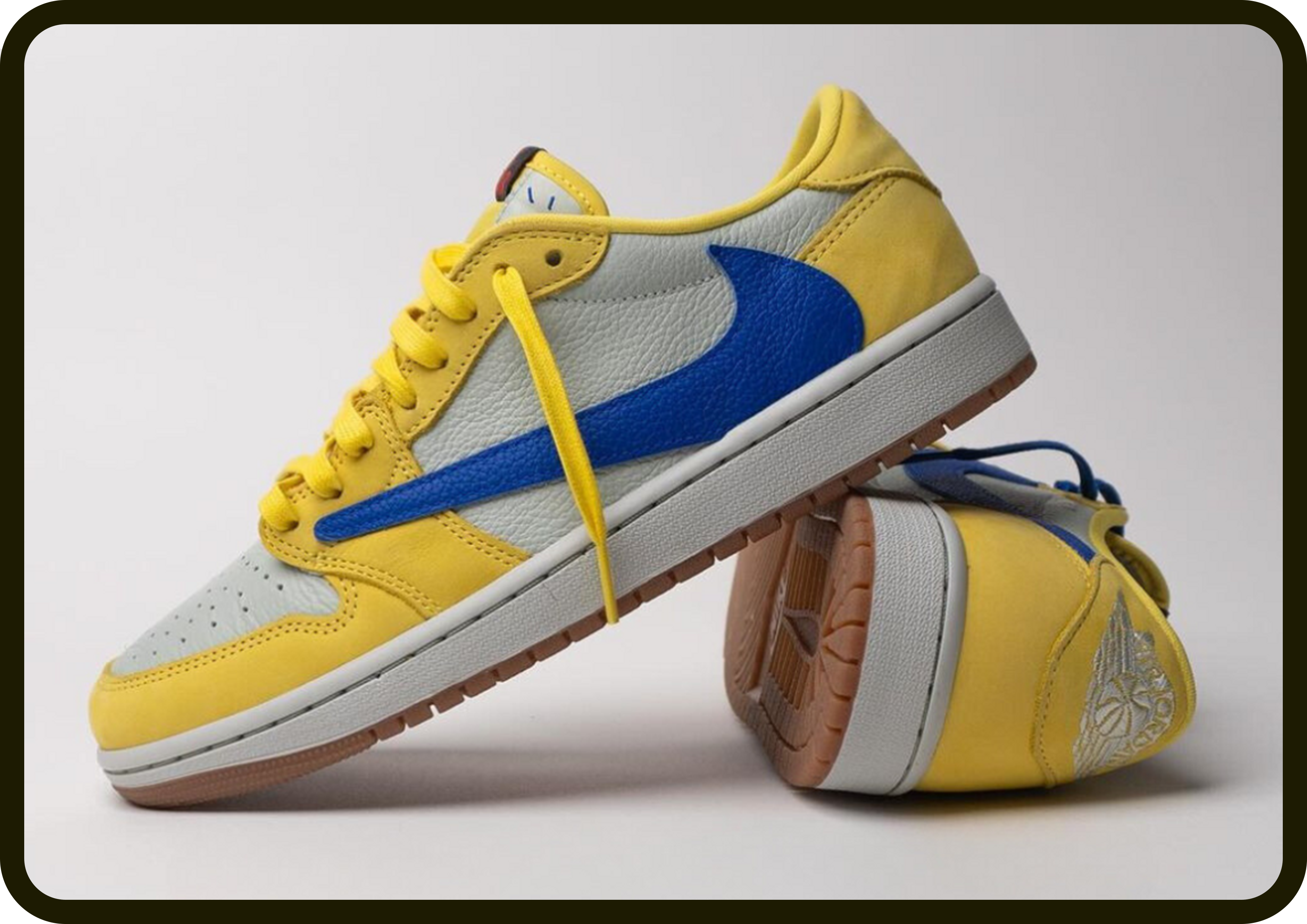 DETAILED LOOK: Travis Scott x Air Jordan 1 Low OG 'Canary' – DRIP DROPS