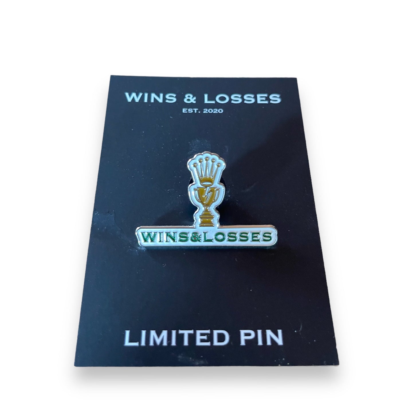 WINS & LOSSES CROWN LOGO PIN