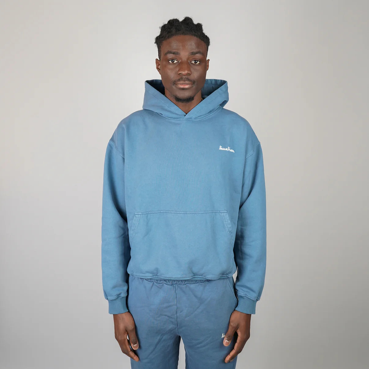 THE BUCHAN HOODIE BLUE