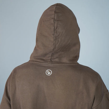 THE BUCHAN HOODIE BROWN