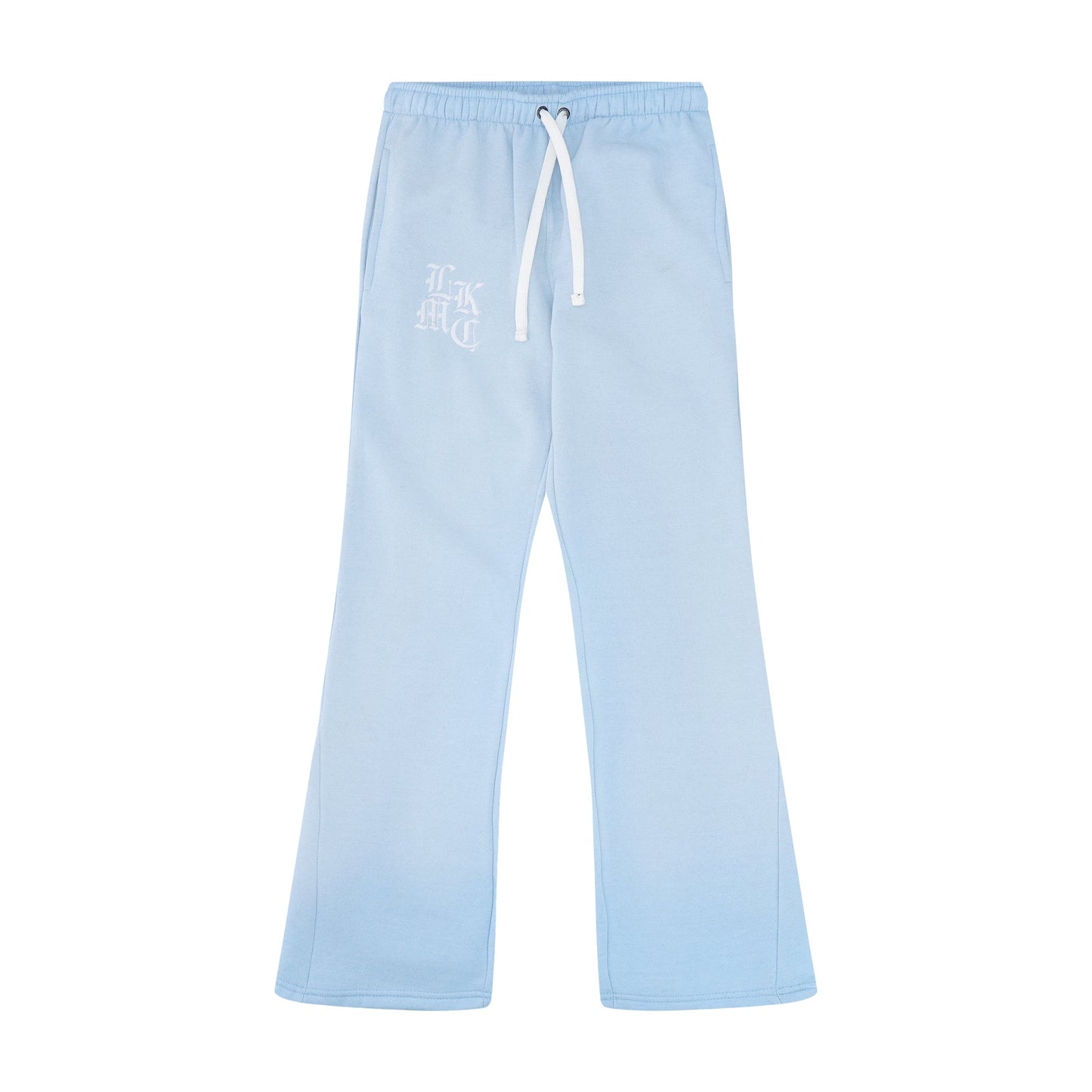 LUKAMACHAIN FLARED JOGGERS BABY BLUE