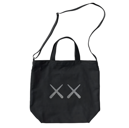 KAWS X UNIQLO WARHOL 2WAY TOTE BAG BLACK