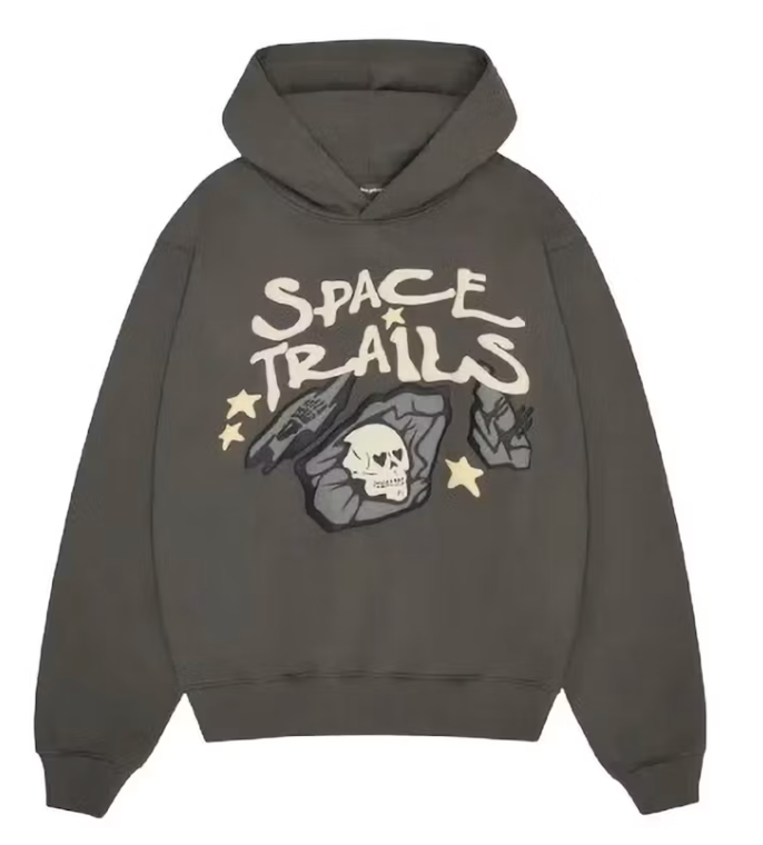 BROKEN PLANET SPACE TRAILS HOODIE BELUGA GREY