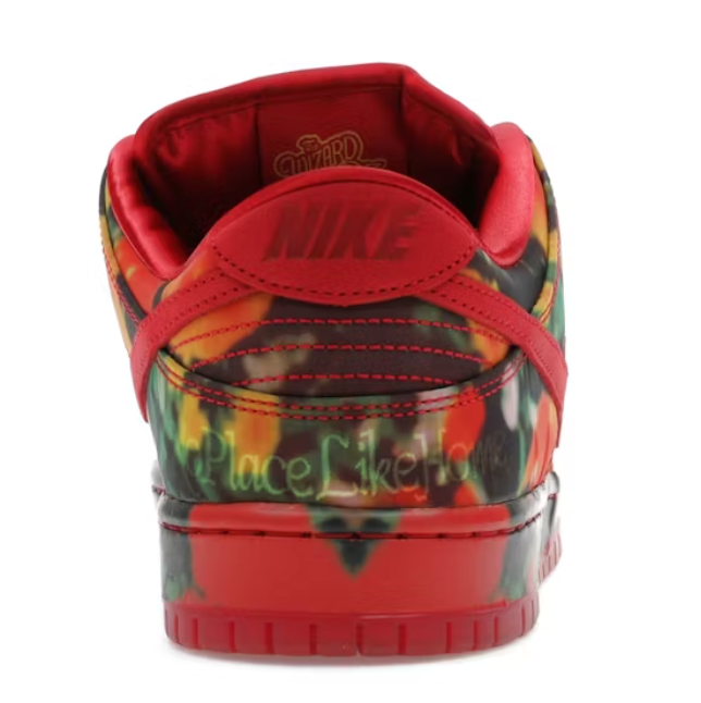 NIKE SB DUNK LOW THE WIZARD OF OZ POPPY FIELD