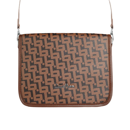 BUCHAN MONOGRAM BAG BROWN