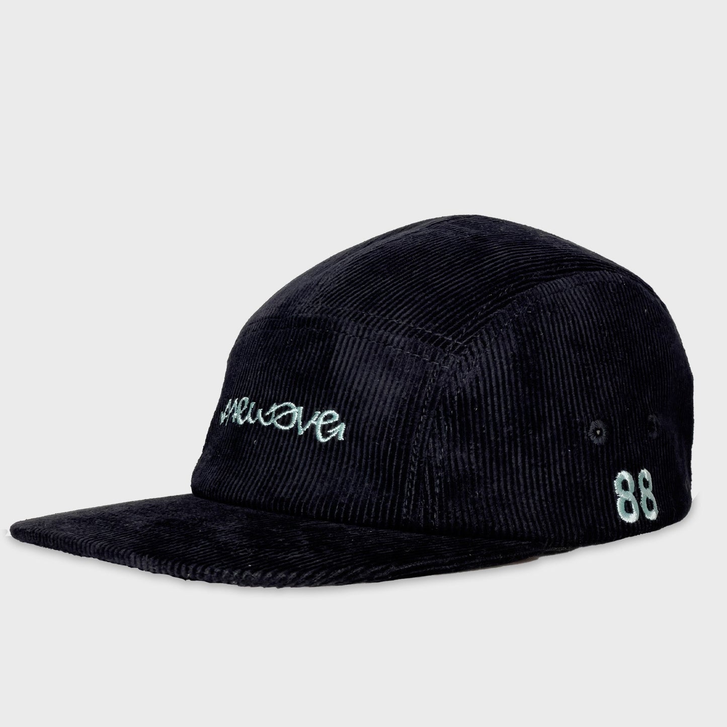 NEWAVE BLACK CORDUROY 5 PANEL