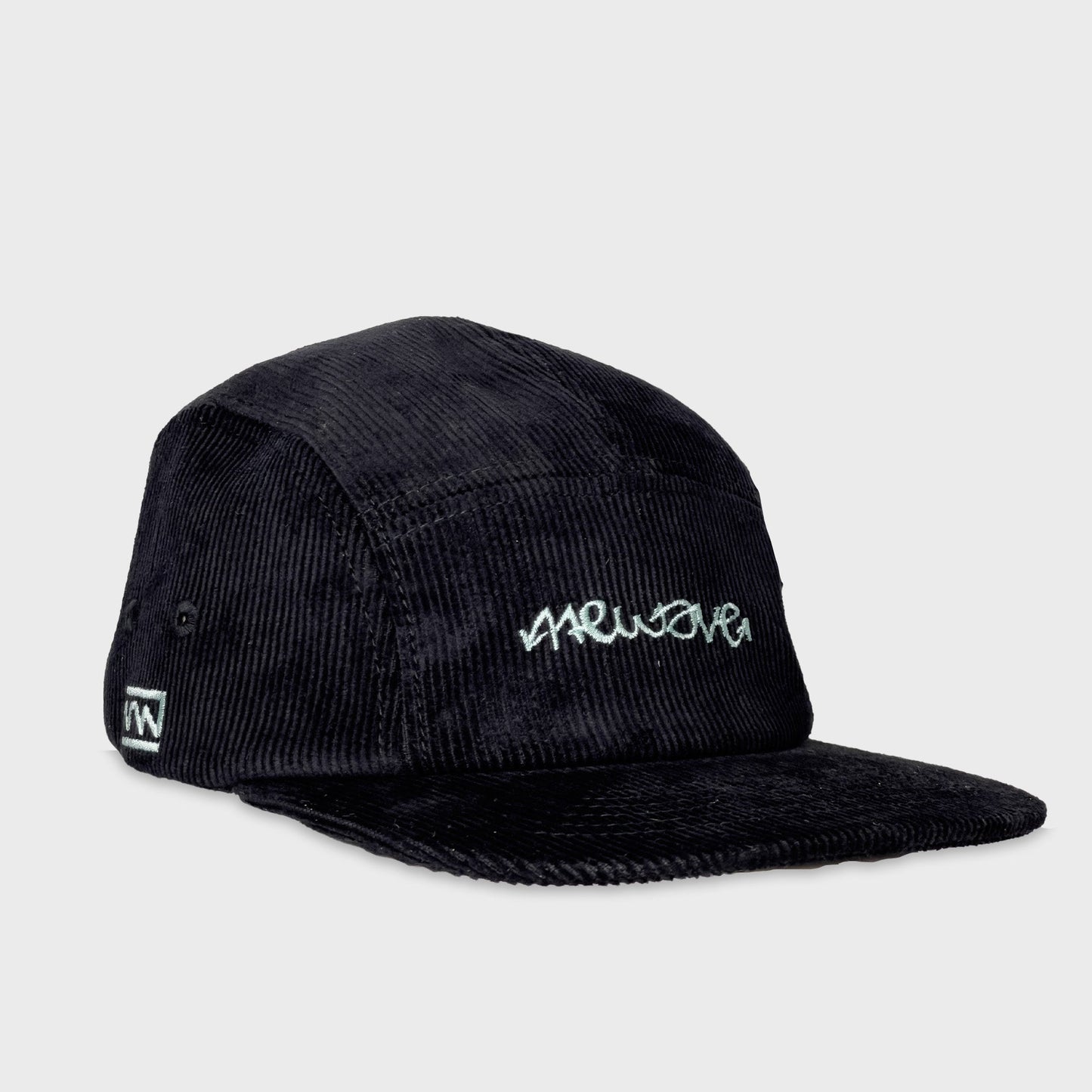 NEWAVE BLACK CORDUROY 5 PANEL