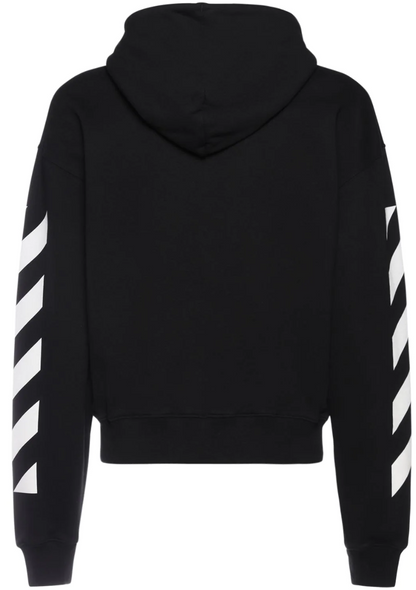 SWEAT À CAPUCHE OFF-WHITE DIAG NOIR