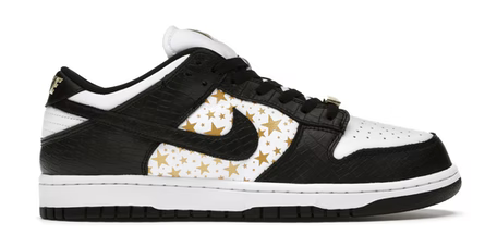 NIKE SB DUNK LOW SUPREME STARS BLACK