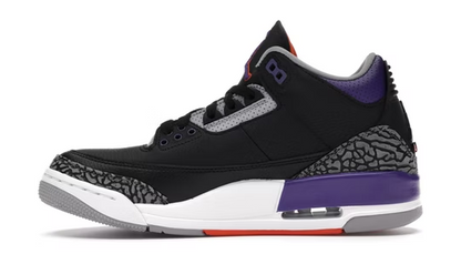 JORDAN 3 RETRO BLACK COURT PURPLE