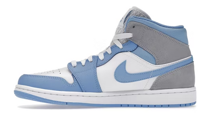 JORDAN 1 MID UNIVERSITY BLUE GREY