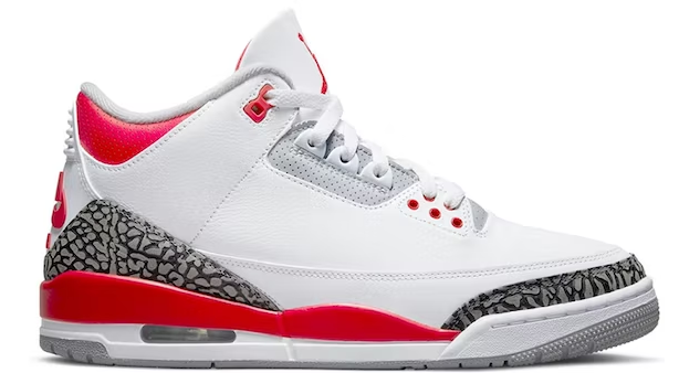 JORDAN 3 RETRO FIRE RED (2022)