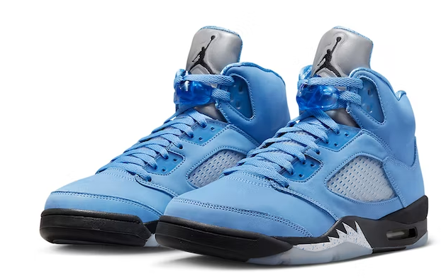 JORDAN 5 RETRO UNC UNIVERSITY BLUE